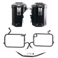 Juego de bolsas de aluminio Atlas de 39L+32L + Marcos de alforjas de aluminio Atlas BMW F450GS