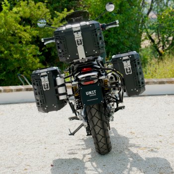 Juego de bolsas de aluminio Atlas de 39L+32L + Chasis para bolsos Atlas de aluminio Triumph Street Scrambler 900 (a partir de 2026)
