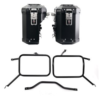 Juego de bolsas de aluminio Atlas de 39L+32L + Chasis para bolsos Atlas de aluminio Triumph Street Scrambler 900 (a partir de 2026)