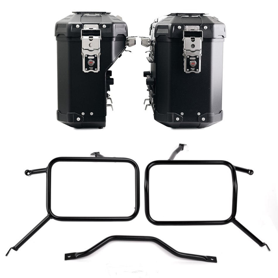 Juego de bolsas de aluminio Atlas de 39L+32L + Chasis para bolsos Atlas de aluminio Triumph Street Scrambler 900 (a partir de 2026)