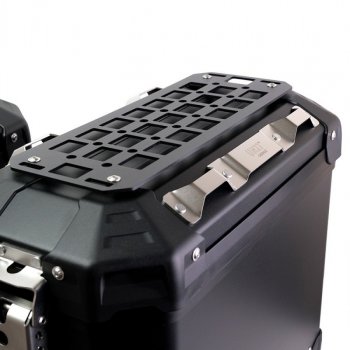 Juego de bolsas de aluminio Atlas de 39L+39L + Marcos de aluminio para alforjas Triumph Bonneville T120