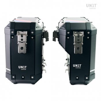 Par de maletas Atlas en Aluminio 40L + 34L