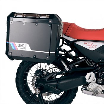 Par de bolsas de aluminio Atlas de 40L + 34L + marcos de alforjas de aluminio para BMW R12 G/S