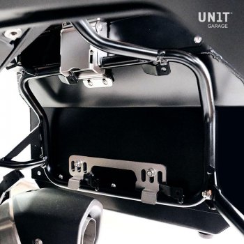 Par de maletas Atlas en Aluminio 40L + 34L + Marcos de alforjas de aluminio para BMW R1300GS