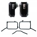 Par de alforjas de aluminio Atlas 40L+34L + marcos de alforjas de aluminio Royal Enfield Himalayan 450 para escape aftermarket (a partir de 2024)