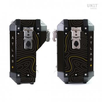 Par de maletas Atlas en Aluminio 40L + 34L