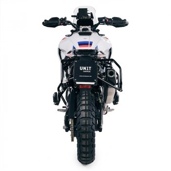 Par de alforjas de aluminio Atlas de 47L y 41L con marco para BMW F900GS