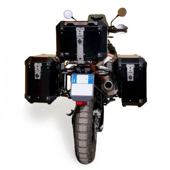 Par de bolsas Atlas en Aluminio 47L + 41L con cuadros KTM