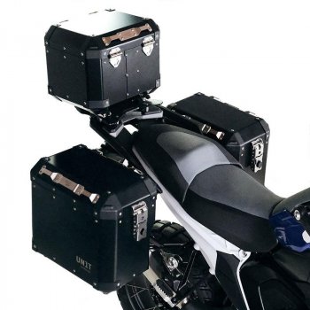 Par de bolsas de aluminio Atlas 47L+41L + Marcos para bolsas de aluminio BMW R1300GS
