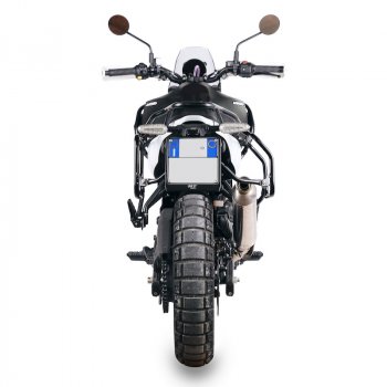 Par de alforjas de aluminio Atlas 47L+41L + marcos de alforjas de aluminio Royal Enfield Himalayan 450 para escape aftermarket (a partir de 2024)
