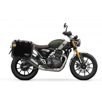 Par de bolsas de aluminio Atlas 47L+41L + Triumph Scrambler 400