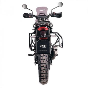 Bolso Atlas en Aluminio 47L+41L + Marcos de alforjas de aluminio para Triumph Speed 400 & Scrambler 400 X