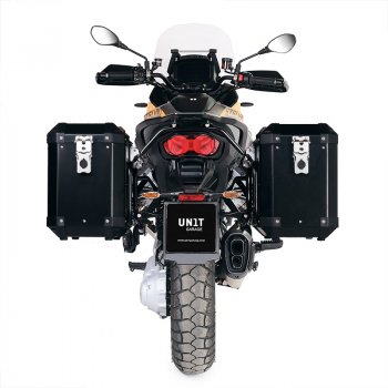 Par de bolsas de aluminio Atlas 47L+47L con cuadro Moto Guzzi Stelvio (a partir de 2024)