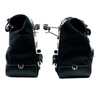 Pareja de alforjas Cult en serraje 40L - 50L + placa Aluminio