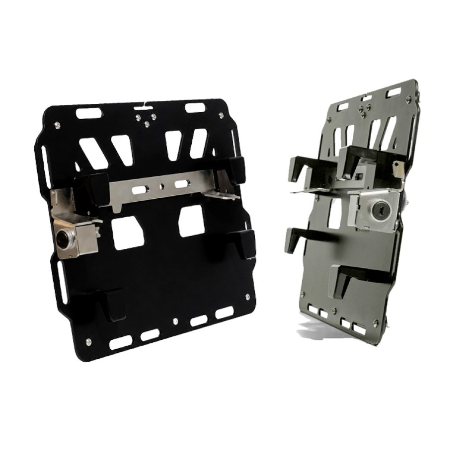 Par de placas de aluminio para soportes de bolsas BMW R1300GS ADV