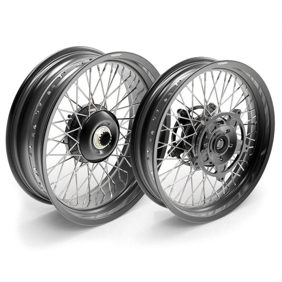 Par de ruedas de radios NineT Racer y Pure 48M6