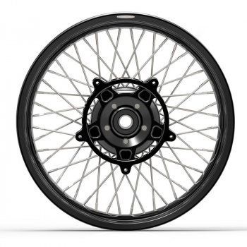 Par de ruedas de radios NineT Racer y Pure 48M6