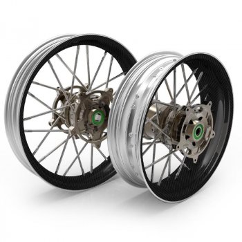 Par de ruedas de radios Pan America 24M9