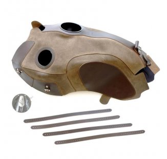 Cubierta del tanque en cuero dividido