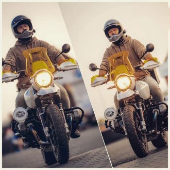 Parabrisas con soporte GPS nineT Urban GS