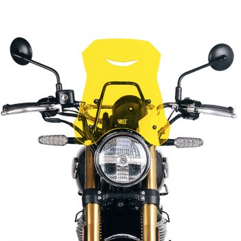 Parabrisas con soporte GPS Royal Enfield Bear 650