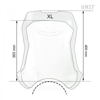 Parabrisas con soporte GPS para Triumph 1200 XC-XE