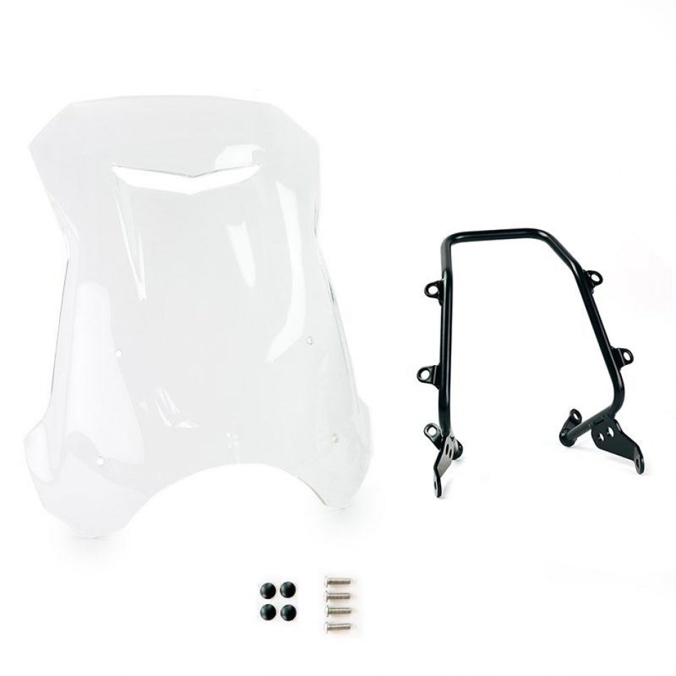 Parabrisas Triumph Bonneville T120 con soporte para GPS