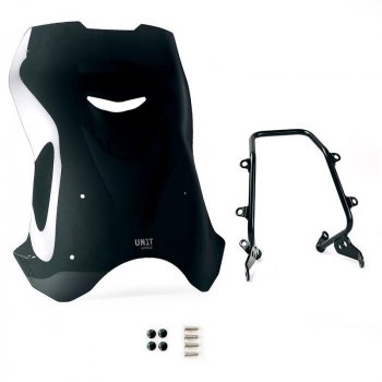 Parabrisas Triumph Bonneville T120 con soporte para GPS