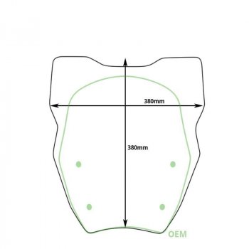 Pantalla L con radar BMW R1300GS (2023 en adelante)