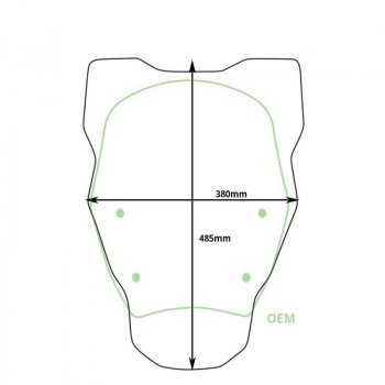 Pantalla L sin Radar BMW R1300GS (2023 en adelante)