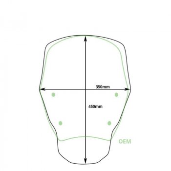 Pantalla M sin Radar BMW R1300GS (2023 en adelante)