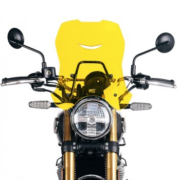 Parabrisas XL con soporte para GPS Royal Enfield Bear 650