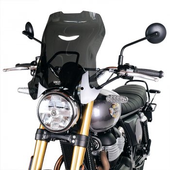 Parabrisas XL con soporte para GPS Royal Enfield Bear 650