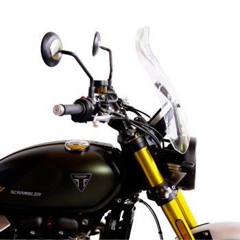 Parabrisas XL con soporte para GPS Triumph Street Scrambler 900 (a partir de 2026)