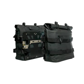Dos alforjas laterales Khali TPU de 35L - 45L + Par de placas de aluminio BMW R1300GS ADV