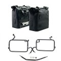 Dos bolsas laterales Khali en TPU 35L - 45L + Par de placas de aluminio + Marcos de alforjas de aluminio Atlas BMW F450GS