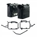 Dos bolsas laterales Khali de TPU de 35L - 45L + par de placas de aluminio + marcos de alforjas de aluminio para BMW F900GS
