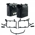 Dos bolsas laterales Khali de TPU de 35L - 45L + par de placas de aluminio + marcos de alforjas de aluminio para BMW F900GS ADV