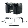 Dos bolsas laterales Khali en TPU 35L - 45L + Par de placas de aluminio + Marcos para bolsas de aluminio BMW R12 NineT