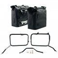 Dos bolsas laterales Khali en TPU 35L - 45L + Par de placas de aluminio + Marcos Triumph Scrambler 1200 X (2024 en adelante)