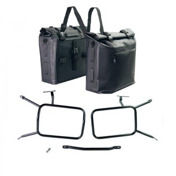 Dos bolsas laterales Khali en TPU 35L - 45L con marcos nineT