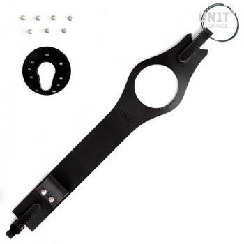 Nueve correa del tanque marrón