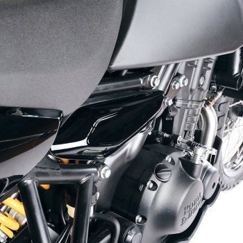Paneles laterales negros brillantes para Royal Enfield Himalayan 450 (2024 en adelante)