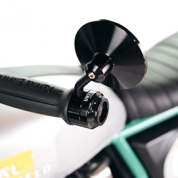 Kit de espejos Royal Enfield con 2 tapas de extremo