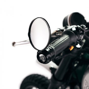 Kit de espejos Royal Enfield con 2 tapas de extremo