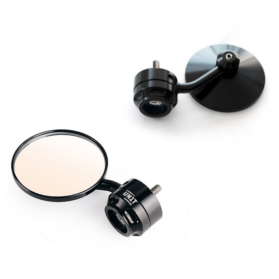 Kit de 2 espejos con 2 tapas de extremo para Royal Enfield