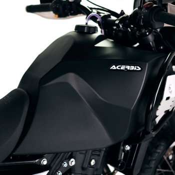 Kit con Silenciador de Acero Inoxidable Negro Royal Enfield Himalayan 450 (2024 en adelante)