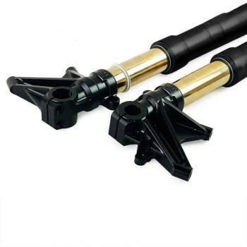 Kit de horquilla Ohlins BMW R18 + Unidad de placas de garaje con pies radiales