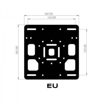 Kit de soporte de matrícula alto Royal Enfield Bear 650