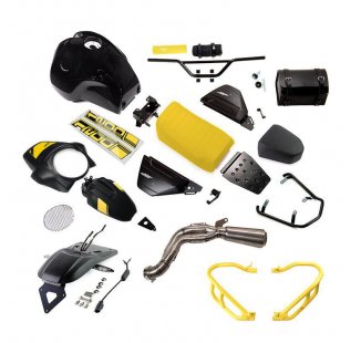 Kit NineT PARIS DAKAR Amarillo 40th con accesorios